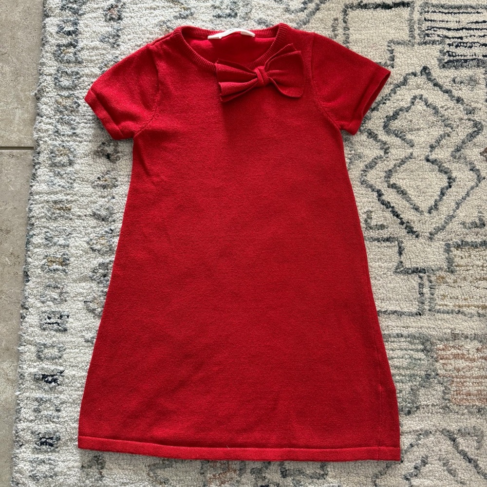 H&M Kids Vibrant Red Knit Dress